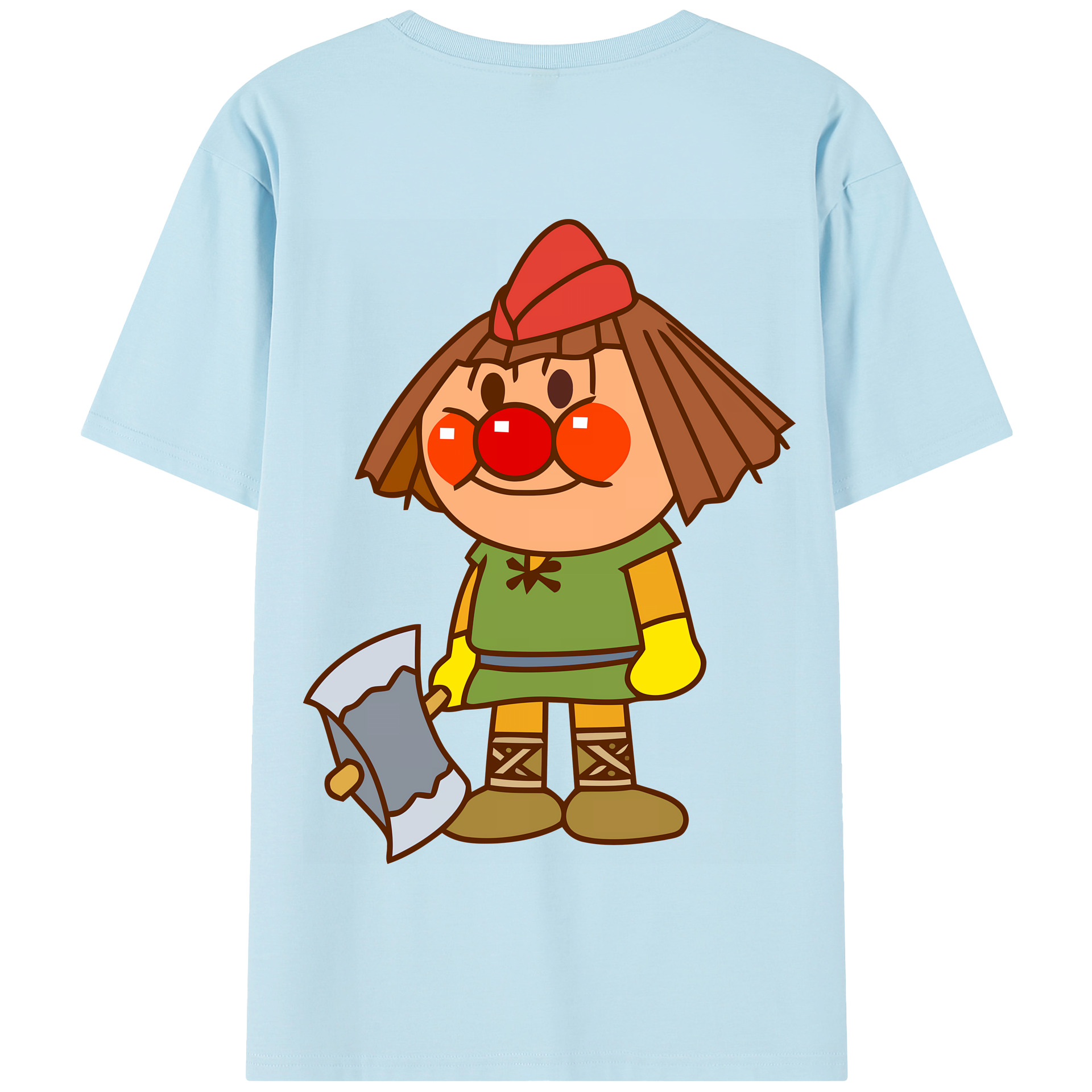 （画像用） アンパンマン Anpanman 綿100％半袖Tシャツ（背面プリント）